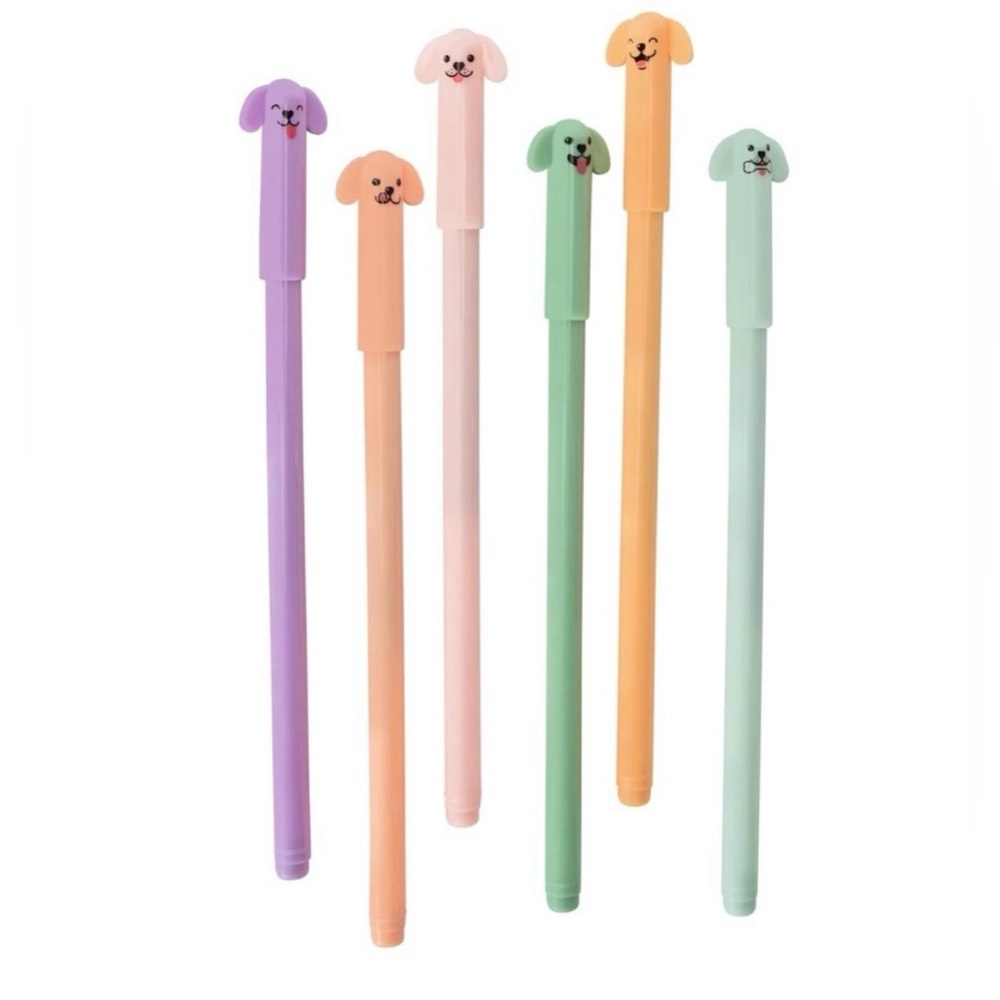 6 Count Kawaii Dog Pens NWT - Picture 5 of 5